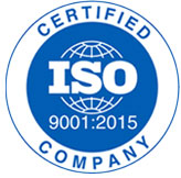 9001:2015 ISO Certified